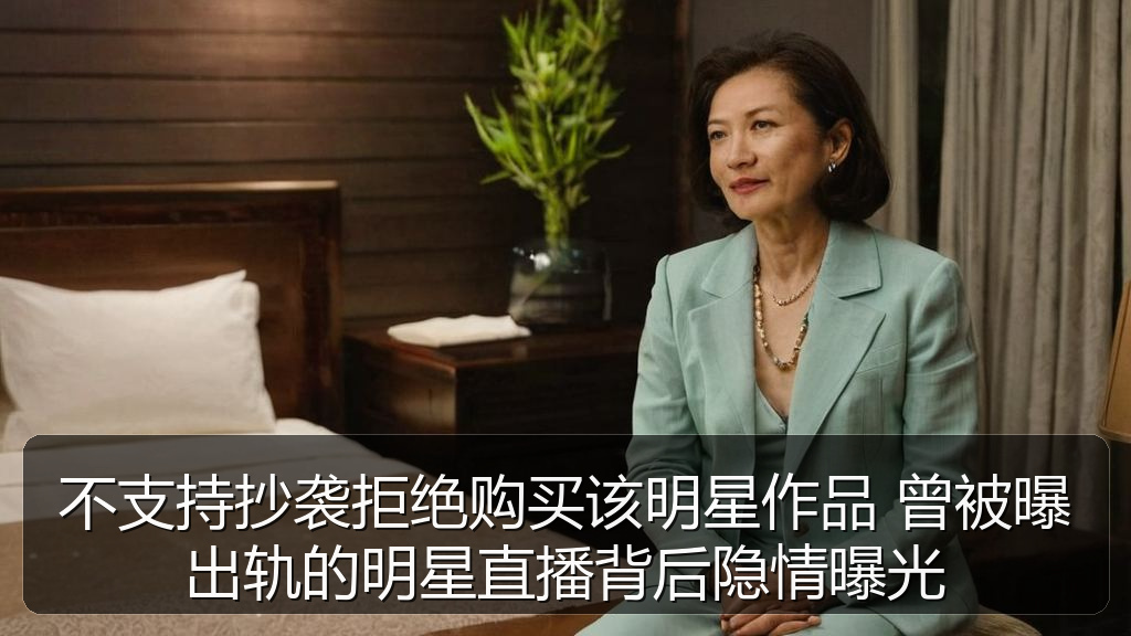 不支持抄袭拒绝购买该明星作品 曾被曝出轨的明星直播背后隐情曝光