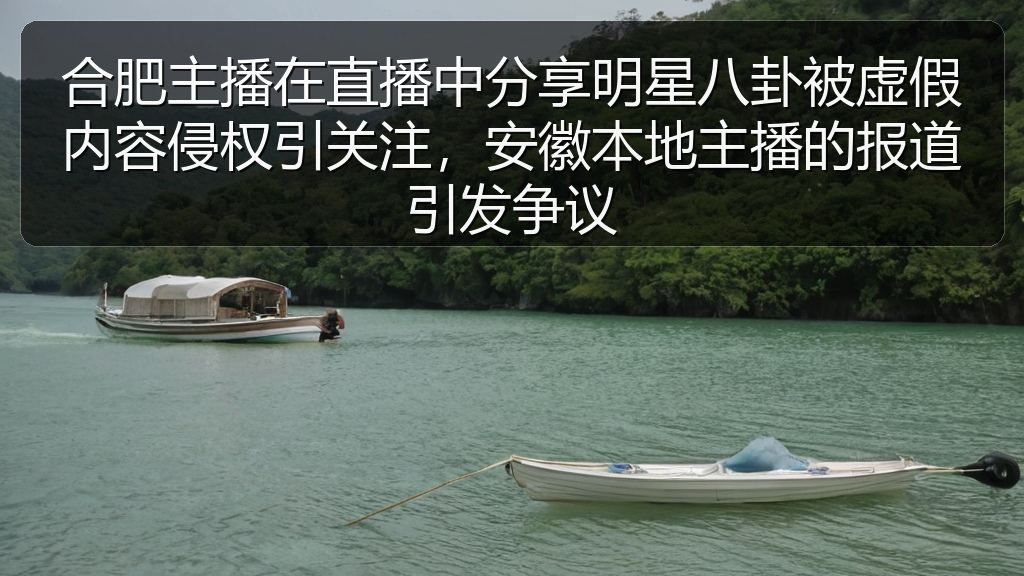 合肥主播在直播中分享明星八卦被虚假内容侵权引关注,安徽本地主播的报道引发争议