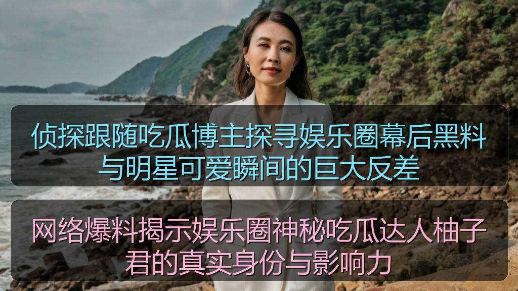侦探跟随吃瓜博主探寻娱乐圈幕后黑料与明星可爱瞬间的巨大反差
