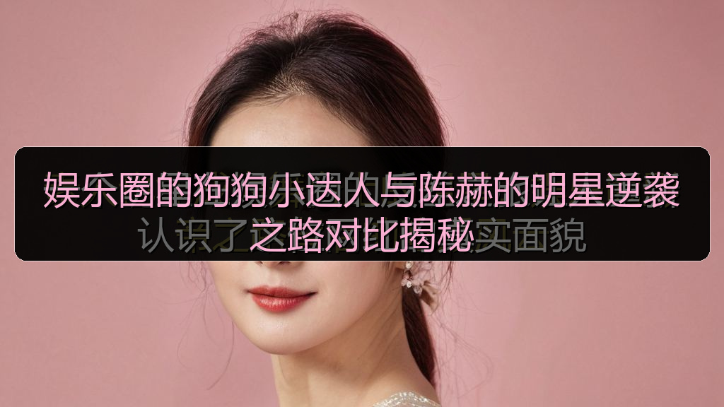 娱乐圈的狗狗小达人与陈赫的明星逆袭之路对比揭秘