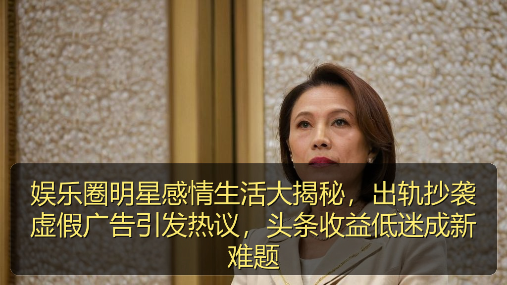 娱乐圈明星感情生活大揭秘,出轨抄袭虚假广告引发热议,头条收益低迷成新难题