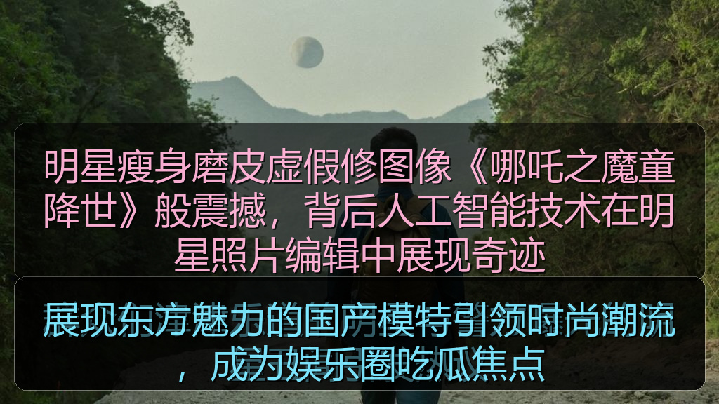 展现东方魅力的国产模特引领时尚潮流，成为娱乐圈吃瓜焦点