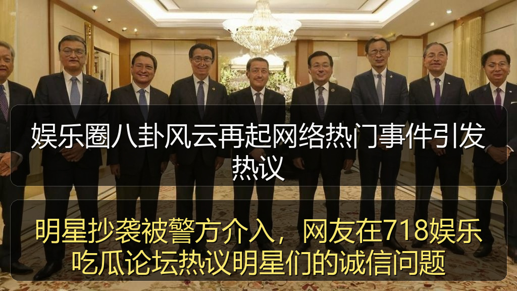 娱乐圈八卦风云再起网络热门事件引发热议