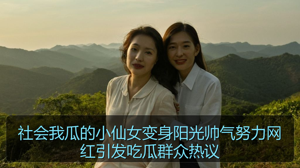 社会我瓜的小仙女变身阳光帅气努力网红引发吃瓜群众热议