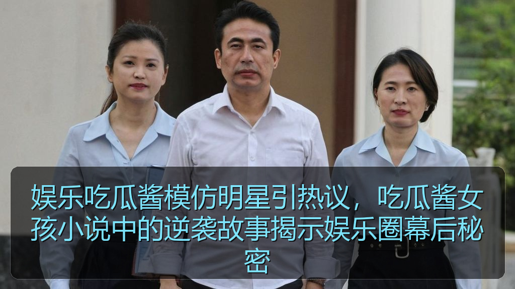 娱乐吃瓜酱模仿明星引热议，吃瓜酱女孩小说中的逆袭故事揭示娱乐圈幕后秘密