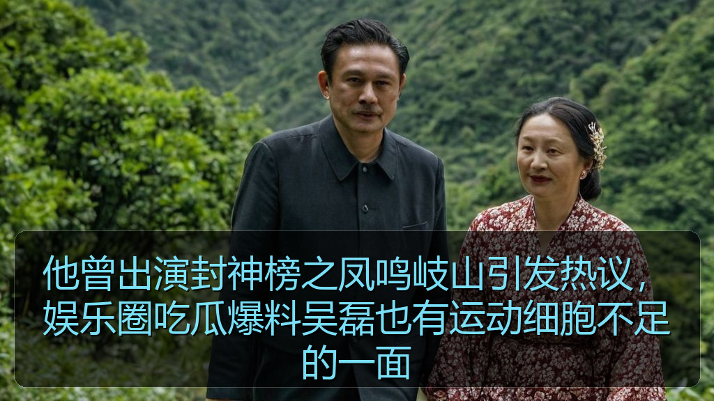 他曾出演封神榜之凤鸣岐山引发热议，娱乐圈吃瓜爆料吴磊也有运动细胞不足的一面